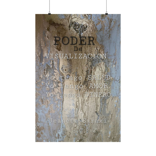 Matte Vertical Posters Empowerment message by JEANETT SIRAKI