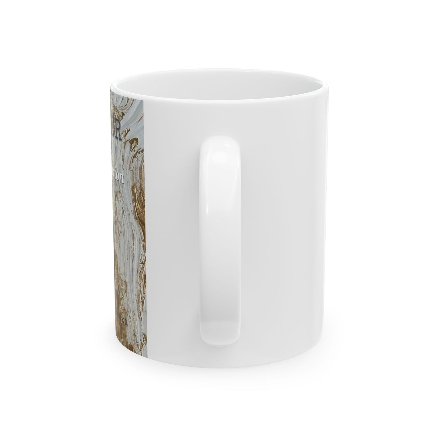 Ceramic 1.000.000 $ Mug, (11oz, 15oz) by JEANETT SIRAKI