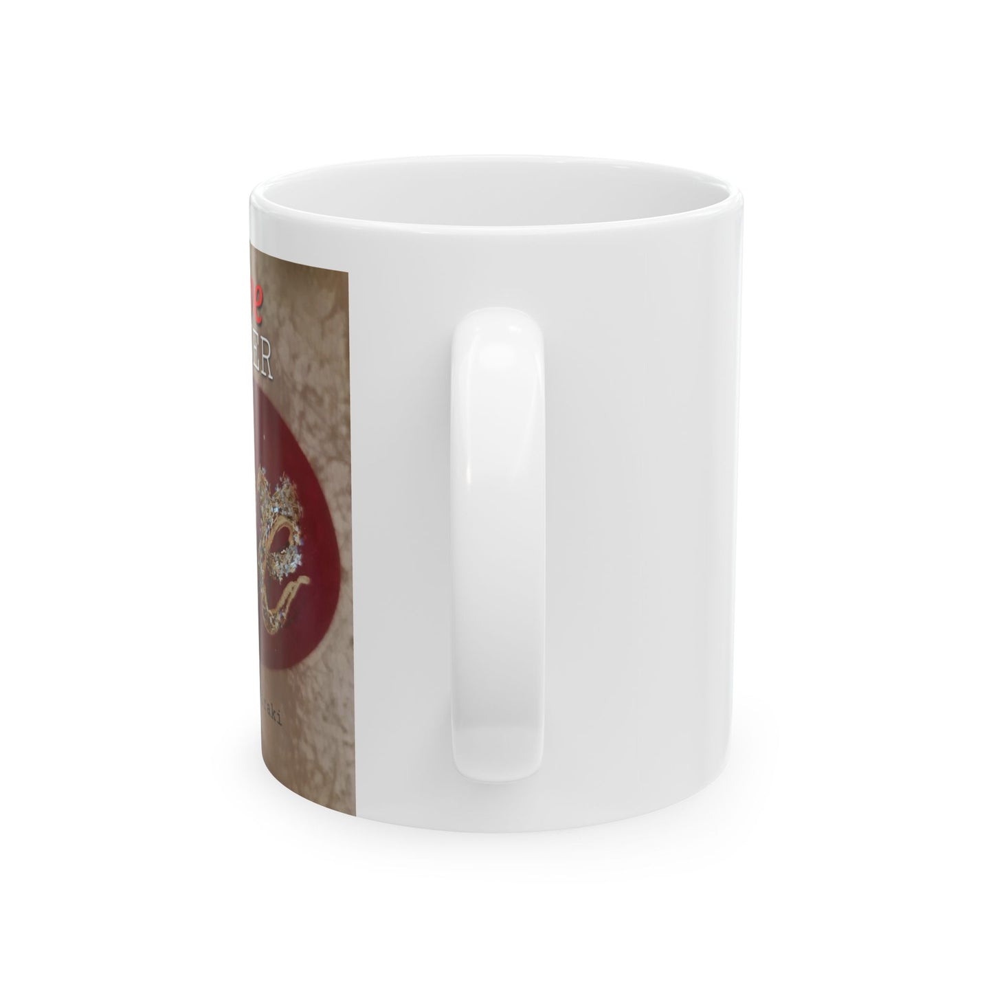 Ceramic Mug, LOVE  POWER (11oz, 15oz) by JEANETT SIRAKI